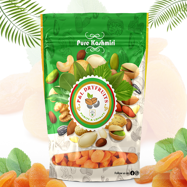 P&L Dry Fruits Premium Dry Apricot (200grm)